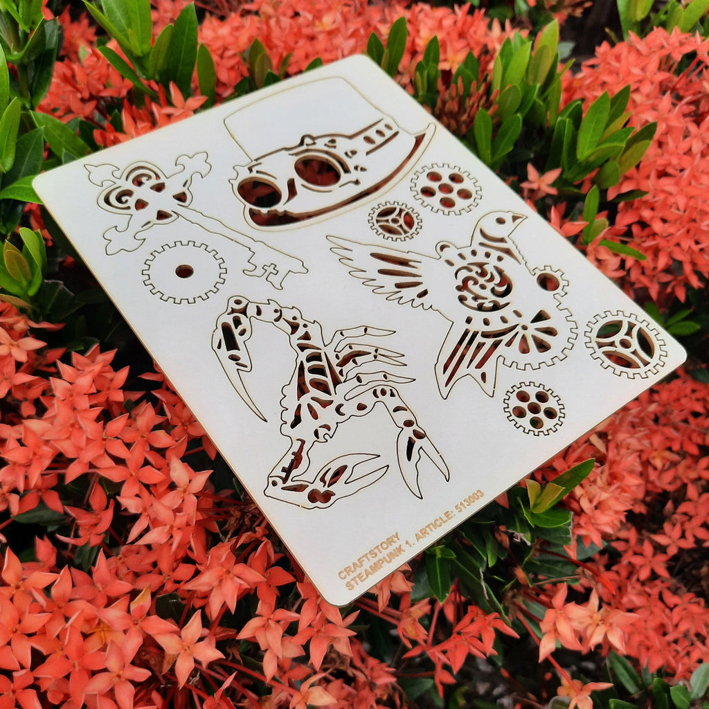 Chipboard, Laser Cut Chipboard, Chipboard Die Cuts, Laser Cut Board, Chipboard Shape, Steampunk, scorpion, steampunk hat