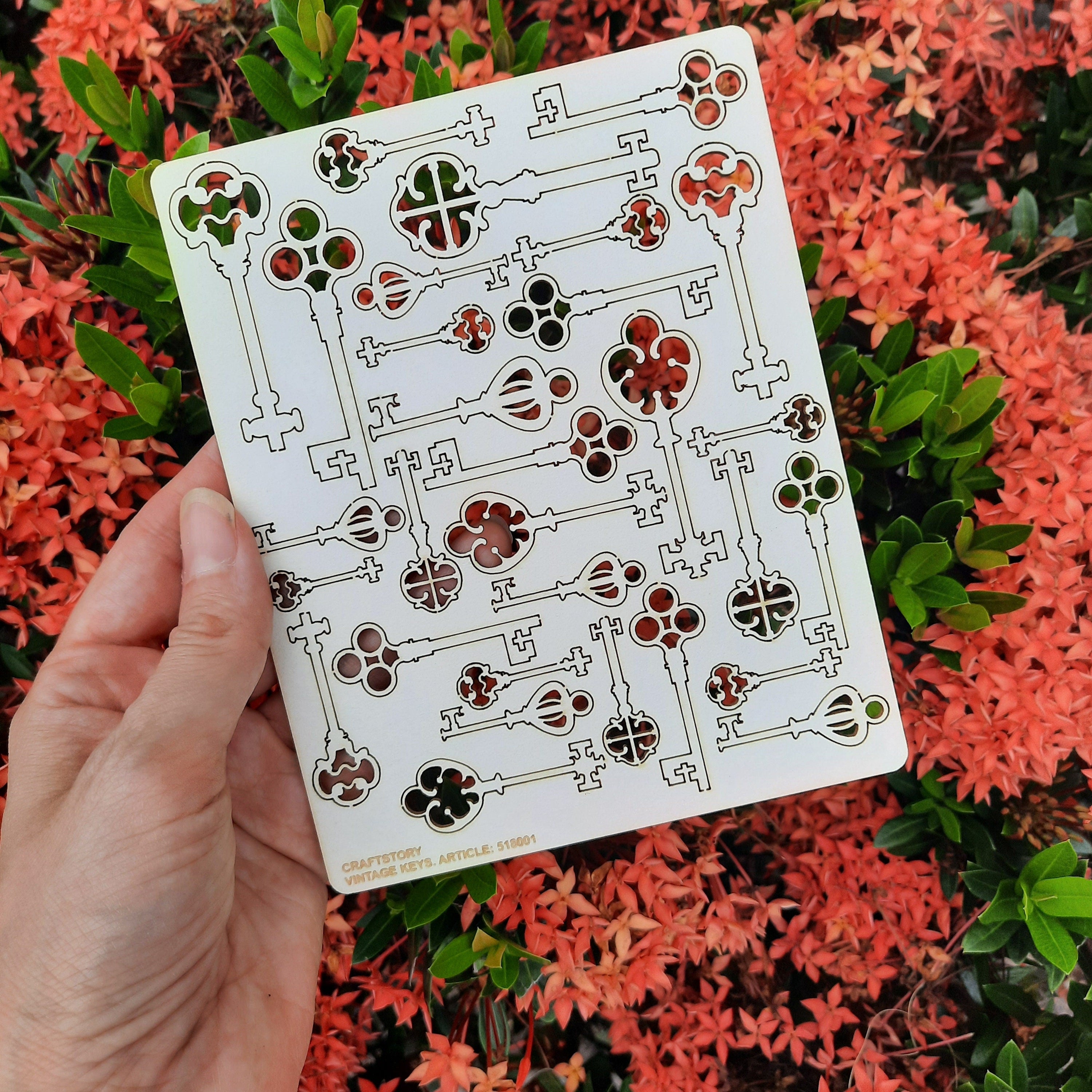 Chipboard, Laser Cut Chipboard, Chipboard Die Cuts, Laser Cut Board, Chipboard Shape, antique keys, vintage keys
