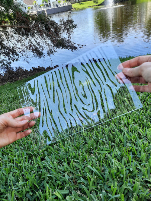 Cake Stencil - Wood  - Reusable Stencils