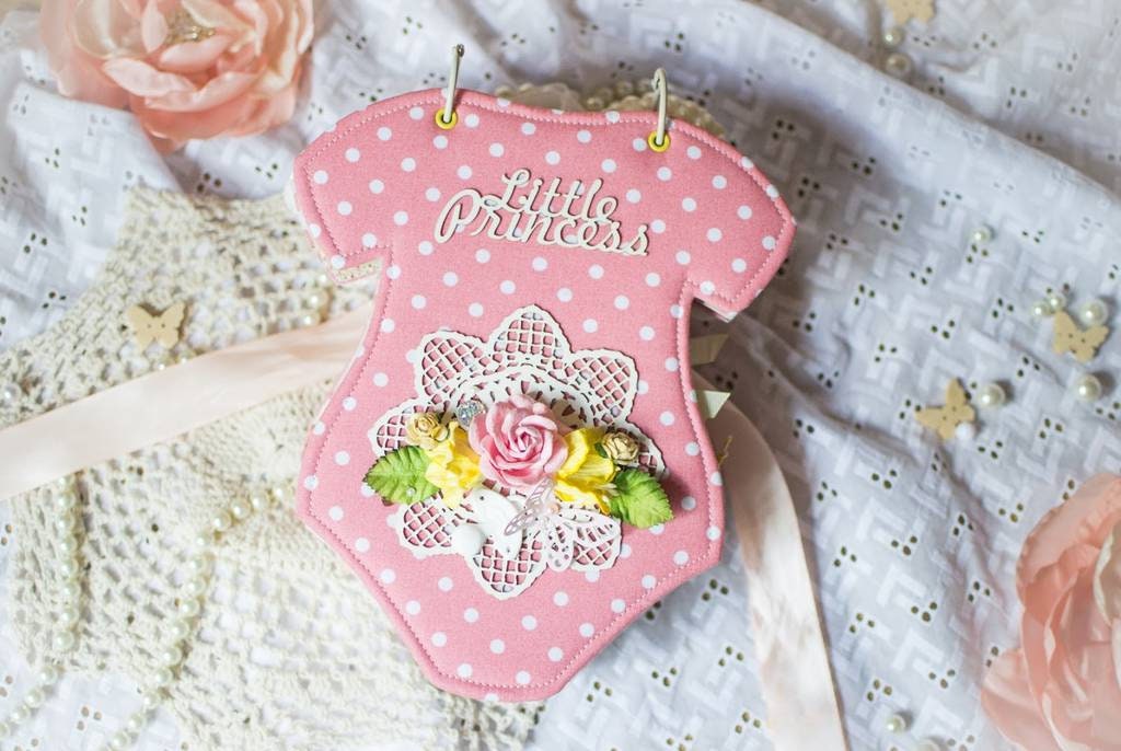 Laser Cut Chipboard - Little princess - inscription. Embellishments for Card Making, Scrapbooking and Crafting