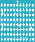Stencil diamonds plastic stencil, reusable stencil, sturdy stencils, laser cut stencil, easy to clean stencil