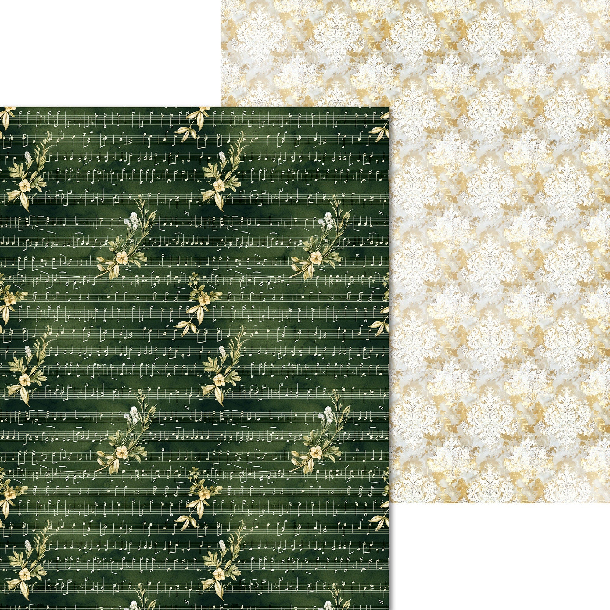 Scrpabook Paper pad - Gentle Symphony - Double Sided Designs - 8.5" x 11" - Cardstock