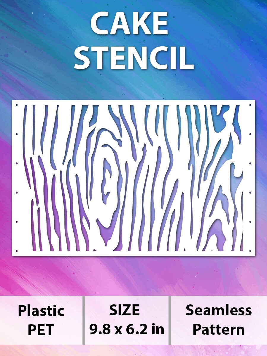 Cake Stencil - Wood  - Reusable Stencils