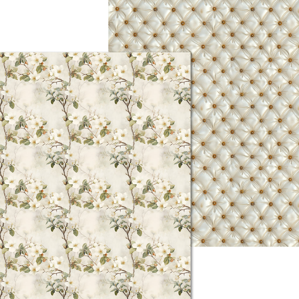 Scrpabook Paper pad - Gentle Symphony - Double Sided Designs - 8.5" x 11" - Cardstock
