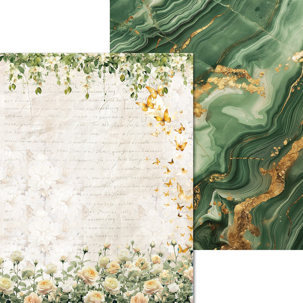Scrpabook Paper pad - Gentle Symphony - Double Sided Designs - 8.5" x 11" - Cardstock