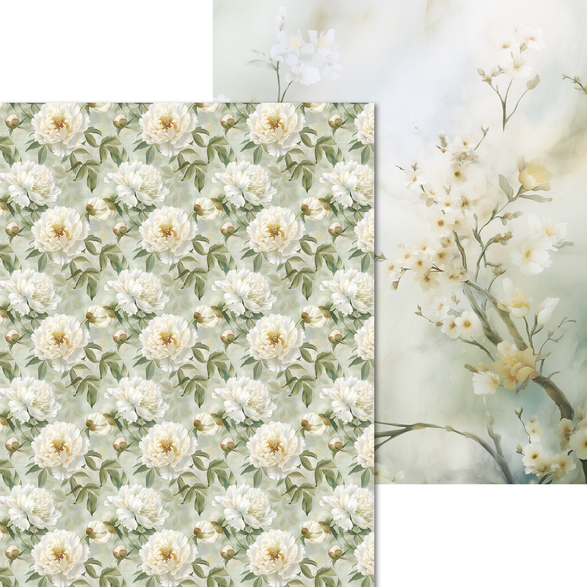 Scrpabook Paper pad - Gentle Symphony - Double Sided Designs - 8.5" x 11" - Cardstock